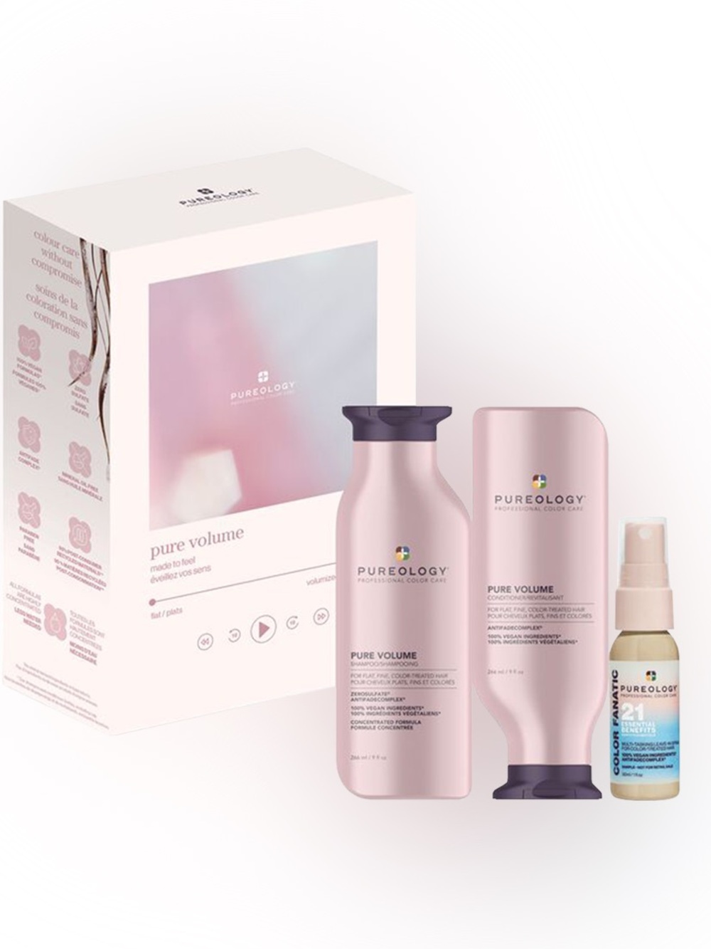 Pureology Volume: Pure Volume for Flat, Fine Color-Treated Hair Set
